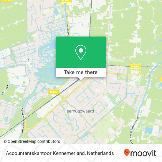 Accountantskantoor Kennemerland kaart