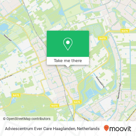 Adviescentrum Ever Care Haaglanden kaart