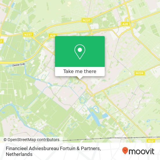 Financieel Adviesbureau Fortuin & Partners kaart