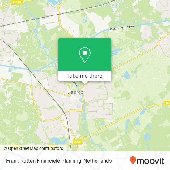 Frank Rutten Financiele Planning kaart