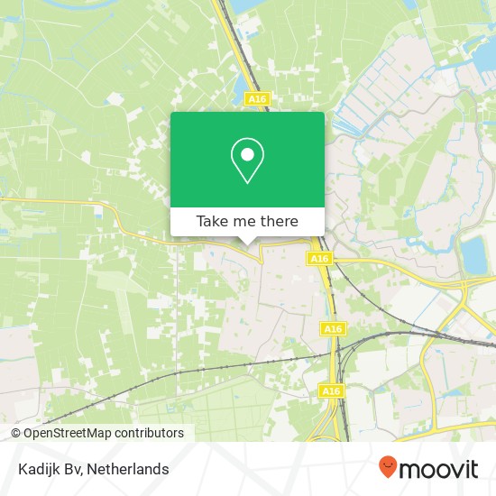 Kadijk Bv kaart