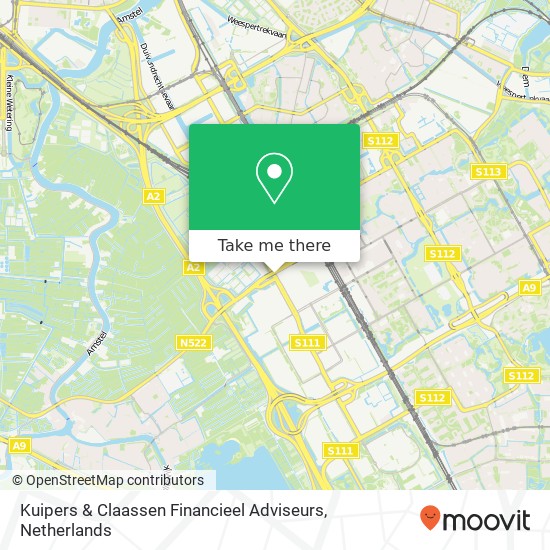 Kuipers & Claassen Financieel Adviseurs kaart
