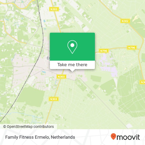 Family Fitness Ermelo kaart