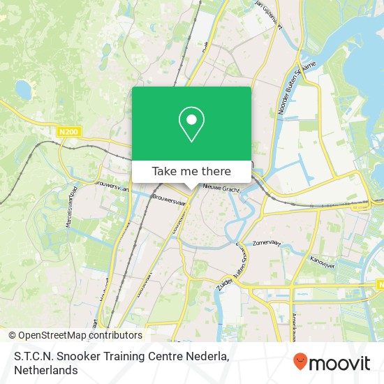 S.T.C.N. Snooker Training Centre Nederla kaart