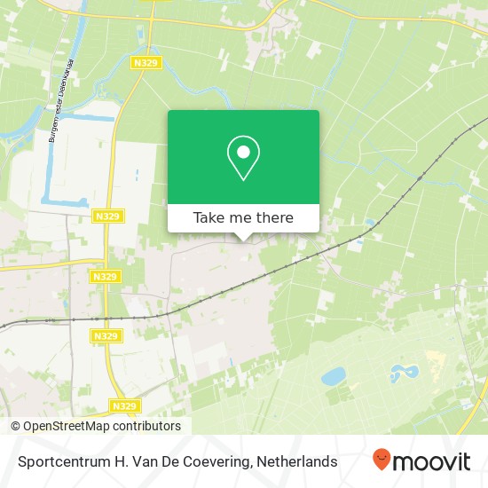 Sportcentrum H. Van De Coevering kaart