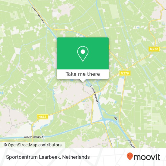 Sportcentrum Laarbeek kaart