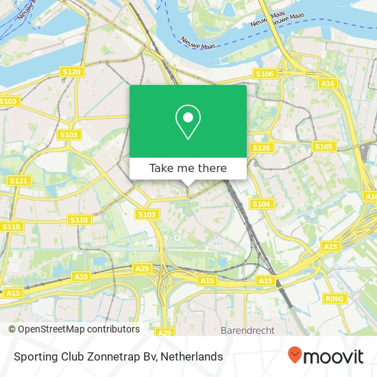 Sporting Club Zonnetrap Bv kaart