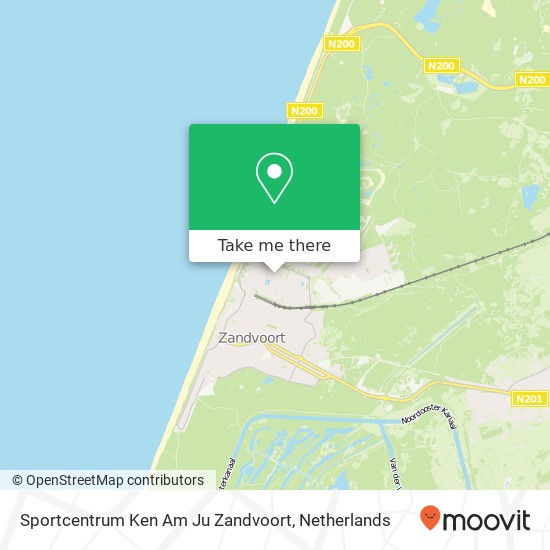 Sportcentrum Ken Am Ju Zandvoort kaart