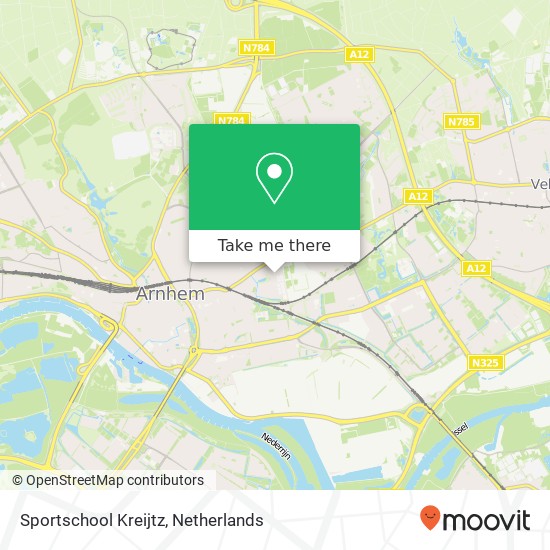 Sportschool Kreijtz kaart