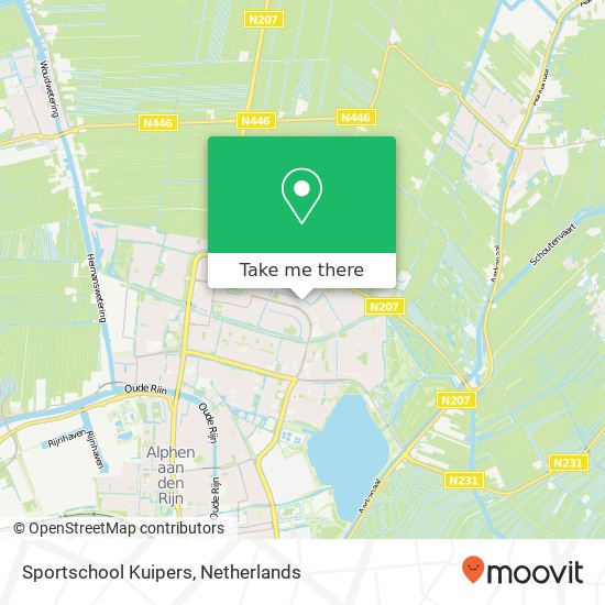 Sportschool Kuipers kaart