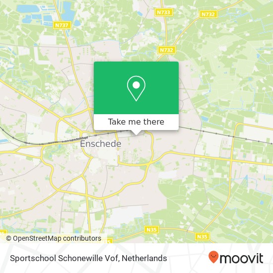 Sportschool Schonewille Vof kaart