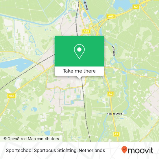 Sportschool Spartacus Stichting kaart