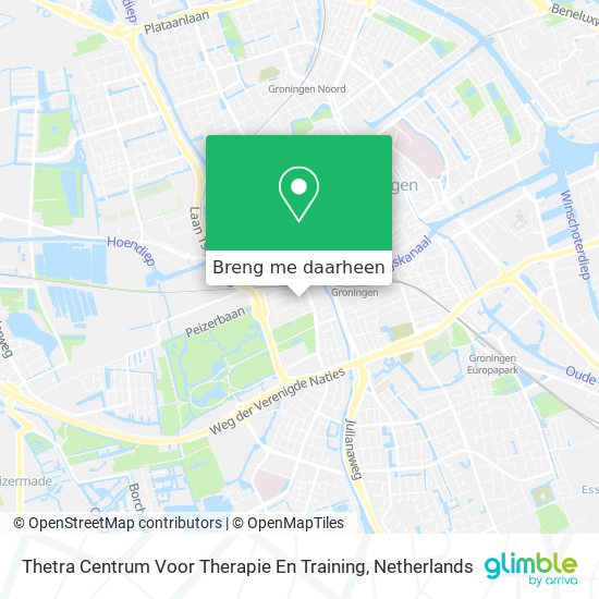 Thetra Centrum Voor Therapie En Training kaart