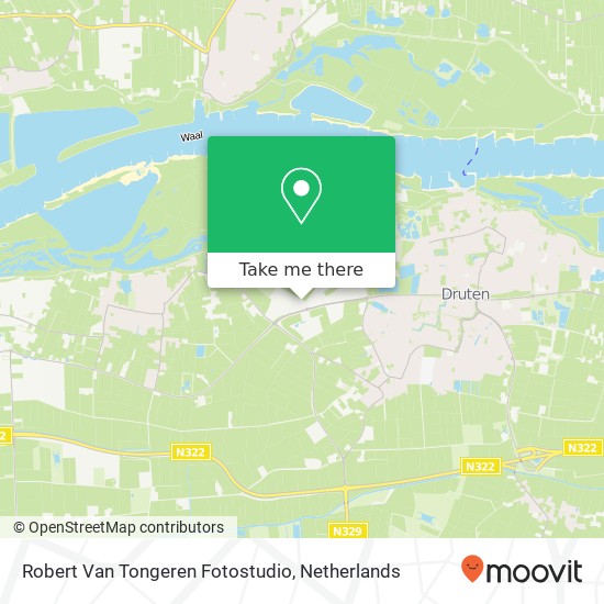 Robert Van Tongeren Fotostudio kaart
