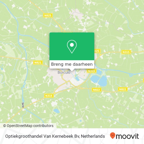 Optiekgroothandel Van Kernebeek Bv kaart