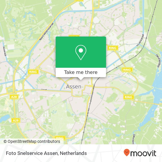 Foto Snelservice Assen kaart