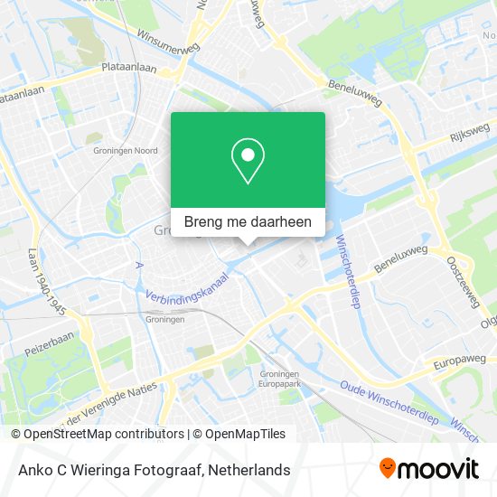 Anko C Wieringa Fotograaf kaart