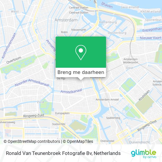Ronald Van Teunenbroek Fotografie Bv kaart