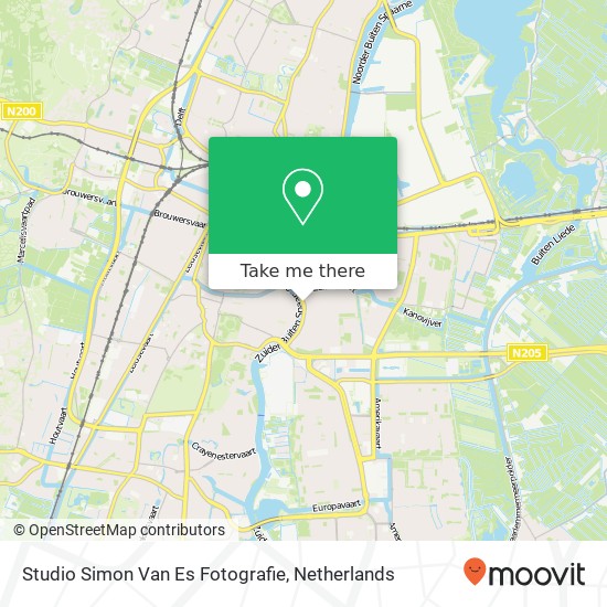 Studio Simon Van Es Fotografie kaart