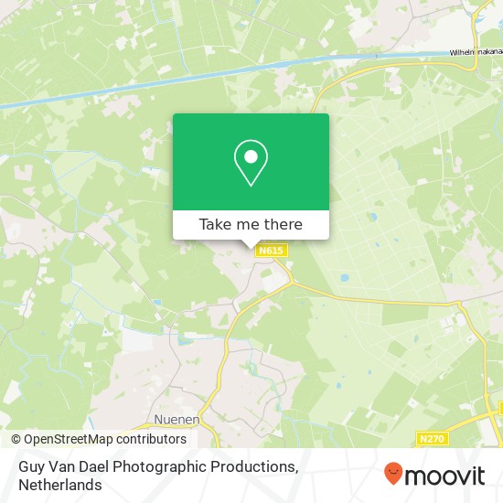 Guy Van Dael Photographic Productions kaart