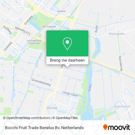 Bocchi Fruit Trade Benelux Bv kaart