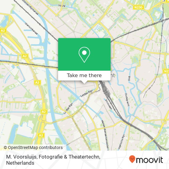 M. Voorsluijs, Fotografie & Theatertechn kaart