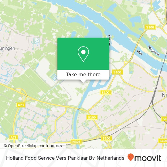 Holland Food Service Vers Panklaar Bv kaart