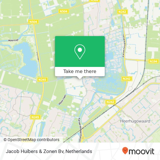 Jacob Huibers & Zonen Bv kaart