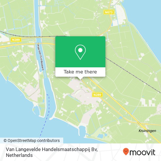 Van Langevelde Handelsmaatschappij Bv kaart