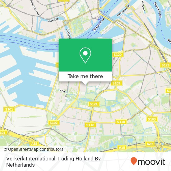 Verkerk International Trading Holland Bv kaart