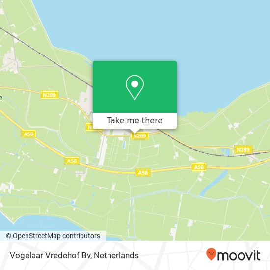 Vogelaar Vredehof Bv kaart