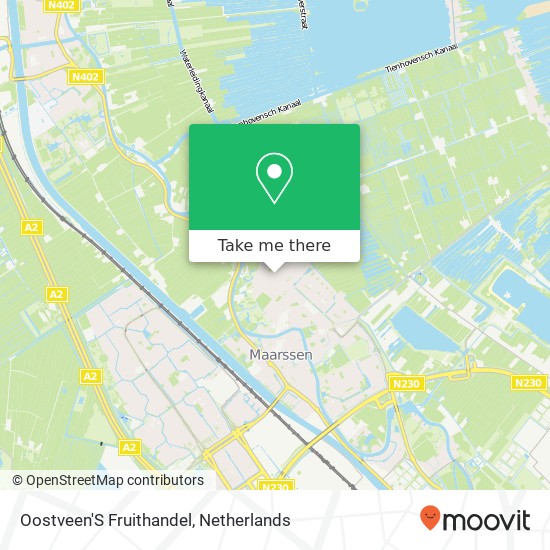Oostveen'S Fruithandel kaart