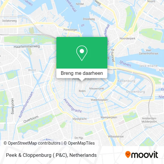 Peek & Cloppenburg ( P&C) kaart