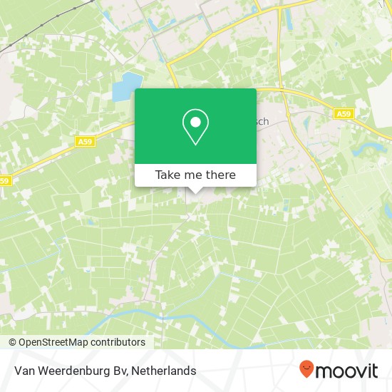 Van Weerdenburg Bv kaart