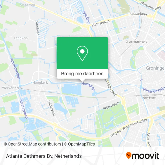 Atlanta Dethmers Bv kaart