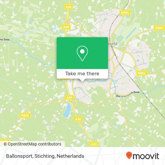 Ballonsport, Stichting kaart