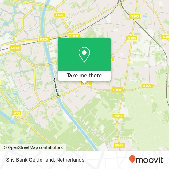 Sns Bank Gelderland kaart