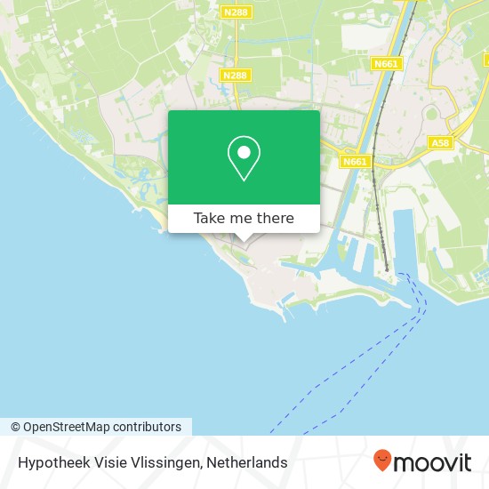 Hypotheek Visie Vlissingen kaart