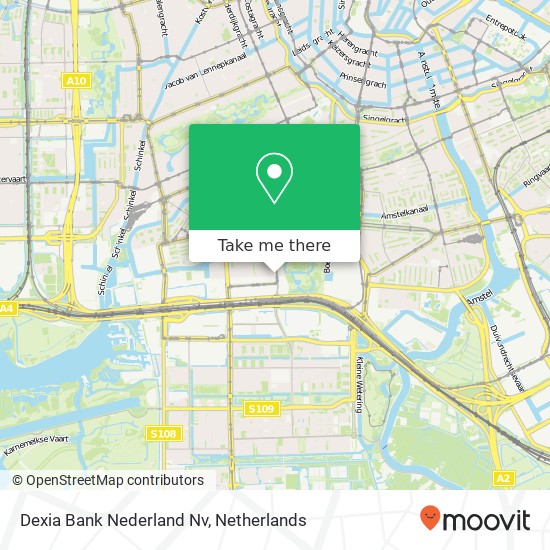 Dexia Bank Nederland Nv kaart