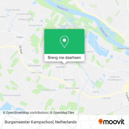 Burgemeester Kampschool kaart