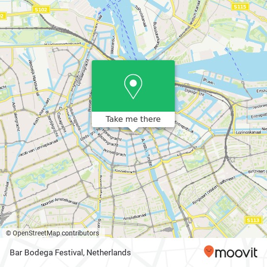 Bar Bodega Festival kaart
