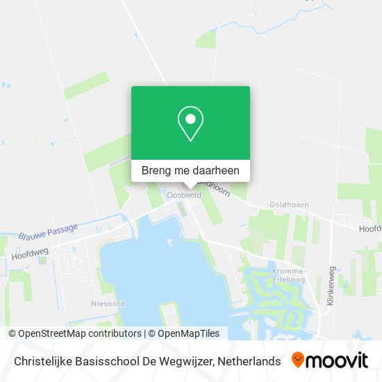 Christelijke Basisschool De Wegwijzer kaart