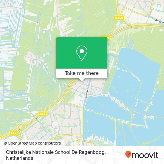 Christelijke Nationale School De Regenboog kaart