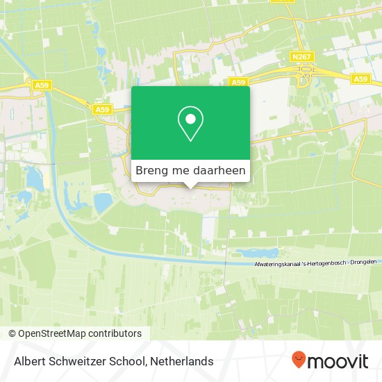 Albert Schweitzer School kaart