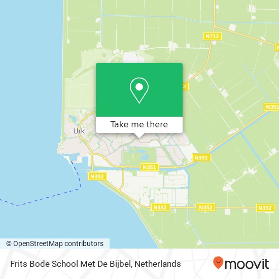 Frits Bode School Met De Bijbel kaart