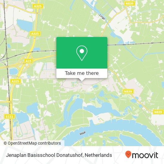 Jenaplan Basisschool Donatushof kaart
