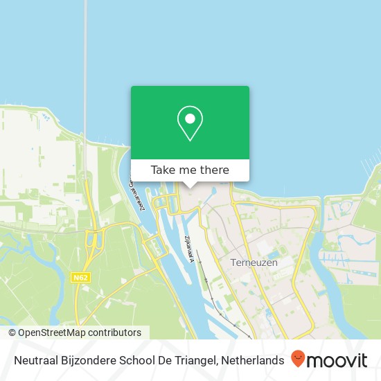 Neutraal Bijzondere School De Triangel kaart