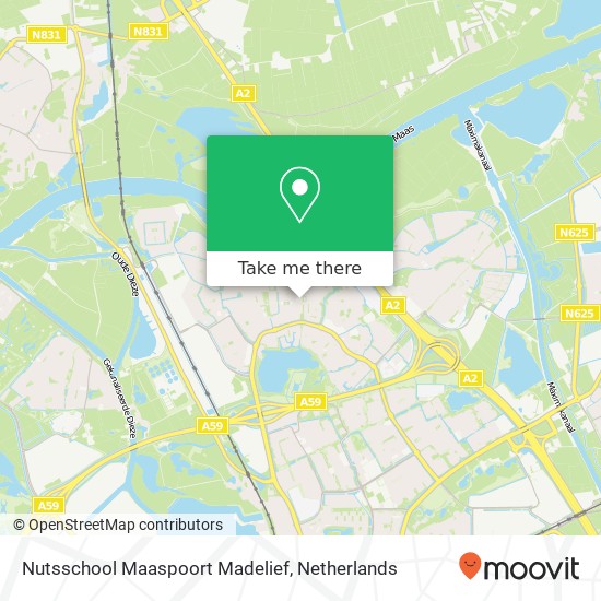 Nutsschool Maaspoort Madelief kaart