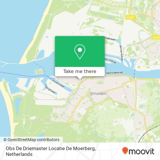 Obs De Driemaster Locatie De Moerberg kaart