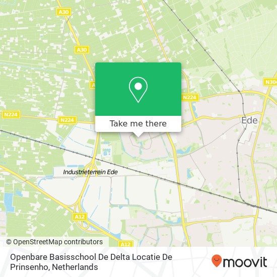 Openbare Basisschool De Delta Locatie De Prinsenho kaart